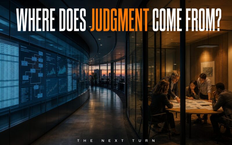 When AI Does the Junior Work, Where Does Judgment Come From?